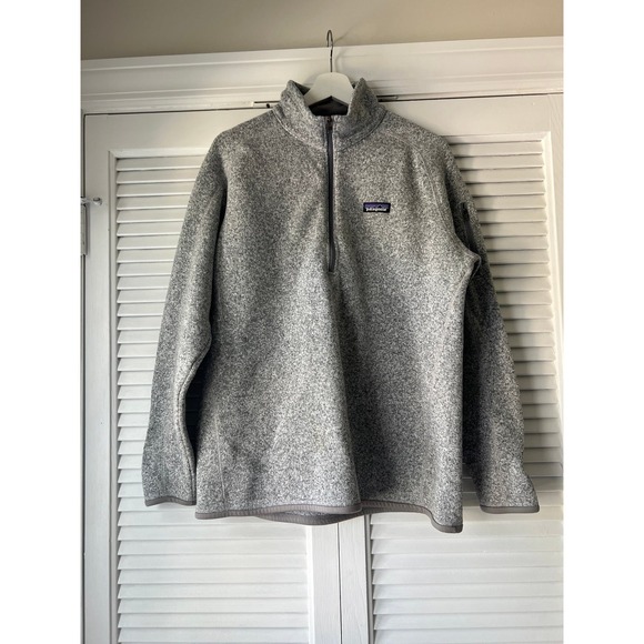 Patagonia Men's Better Sweater® 1/4-Zip Fleece grey XL - Picture 1 of 4